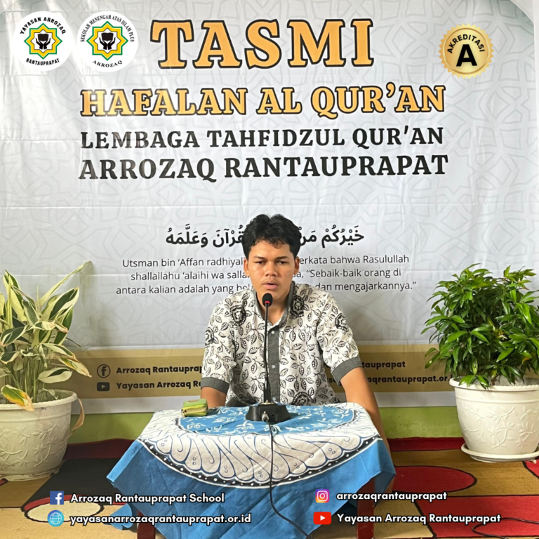 Tasmi Al-Qur’an 1 Juz Sekali Duduk SMAIP Arrozaq Rantauprapat.