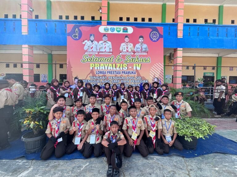 Lomba Penggalang SDIT Alam Arrozaq di pramuka PRAYALZIS IV