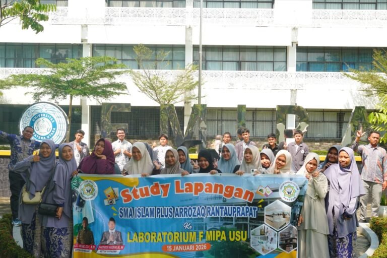 Kunjungan Edukasi SMAIP Arrozaq Rantauprapat ke FMIPA USU: Membuka Wawasan Sains dan Meningkatkan Motivasi Siswa