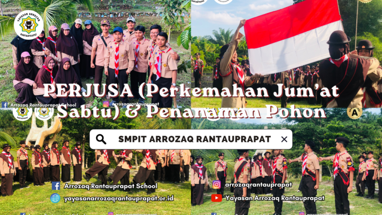 PERJUSA & Penanaman Pohon SMPIT Arrozaq Rantauprapat di Gunung Gajah