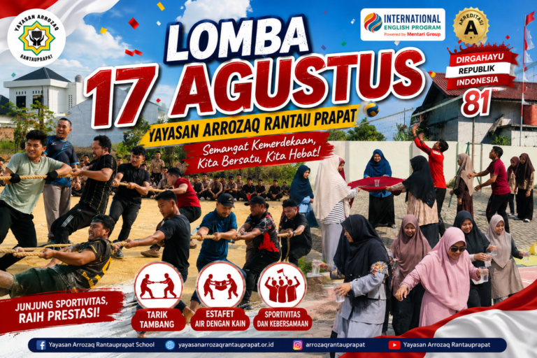 Semangat Kemerdekaan Menggema dalam Lomba 17 Agustus Yayasan Arrozaq Rantauprapat