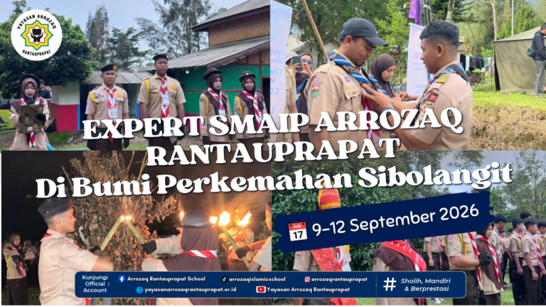 SMAIP Arrozaq Rantauprapat EXPERT 2026 di Bumi Perkemahan Sibolangit