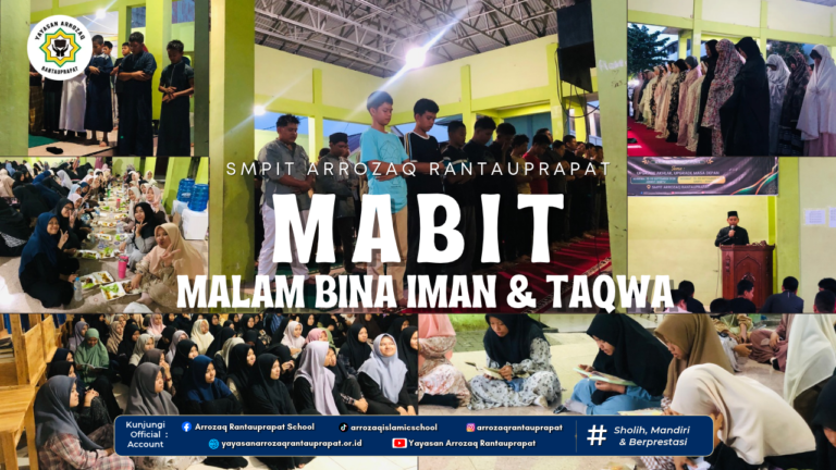 MABIT SMPIT Arrozaq Rantauprapat: Upgrade Akhlak, Upgrade Masa Depan